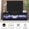 TV Stand for Up to 60 Inch TV, Modern High Gloss Entertainment Center