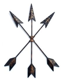 Iron Arrow Wall Decor Hanging Native American Arrow Metal Art