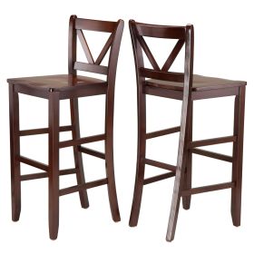 Victor 2-pc 29" V Back Bar Stools