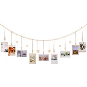 Home Decoration Photo Display Hemp Rope String (Color: A)