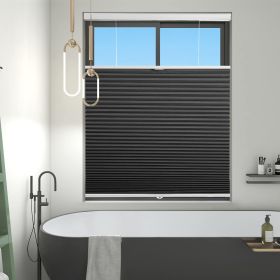 WELLSOURCE Blackout Cellular Shades Cordless (Color: Blackout-Black, size: CONTACT US)