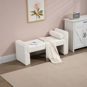 COOLMORE Modern Ottoman Bench, Bed stool (Color: as Pic)